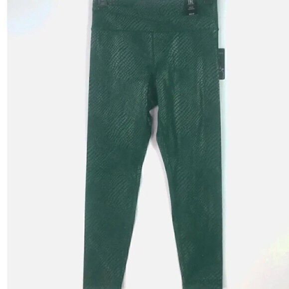New Inc International Concepts Croc-Print Leggings pants  green XXXL - Picture 4 of 6